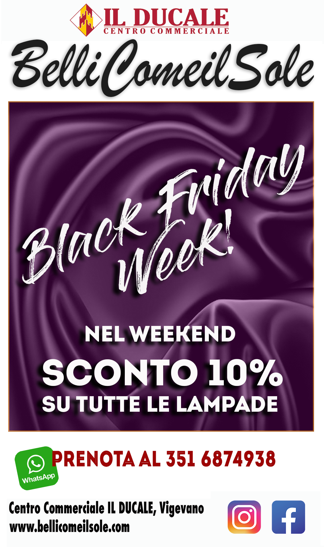 BlackFriday Solarium BelliComeilSole