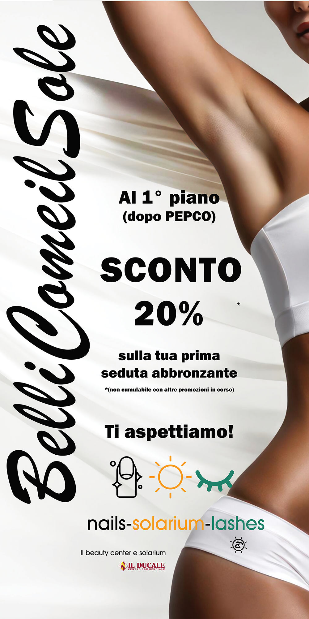 Bellicomeilsole. sconto del 20% sulle sedute abbronzanti